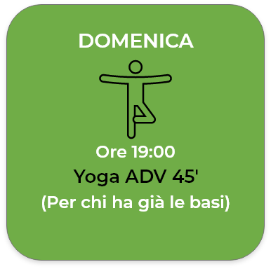 Orario CTWG Domenica - Yoga ADV 45'