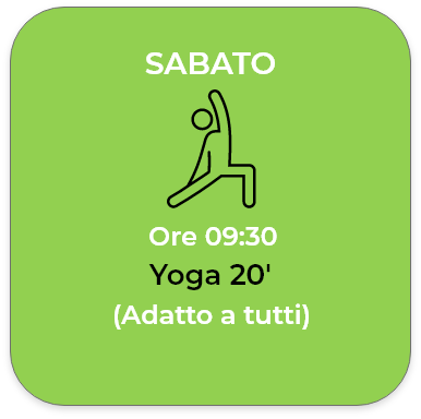 Orario CTWG Sabato - Yoga 20'